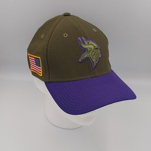 Minnesota Vikings New Era Salute to Service Sideline hat cap large/extra large